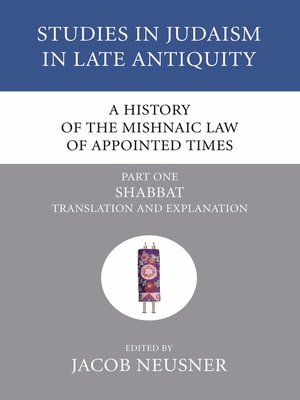 cover image of A History of the Mishnaic Law of Appointed Times, Part 1